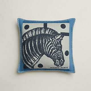 HERMES・エルメス◆ゼブラジグザグ・クッション zebre-zig-zag-pillow--104333M